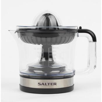 Salter Цитрусовый соковыжималка EK5025FVDE, 0,6л, нержавеющая сталь, фильтр для мякоти, 2 конуса (EK5025FVDE)
