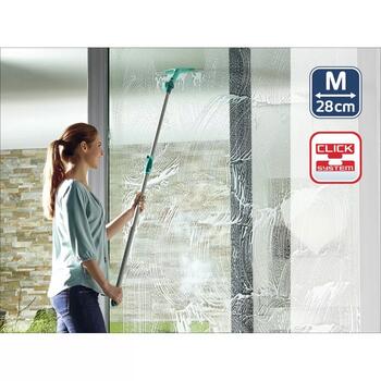 Leifheit Window Slider M 28cm 1051425, стеклоочиститель, подвижное соединение, система Click, 28cm (1051425)