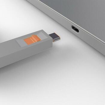 Lindy USB Type C блокиратор порта 40428, 4 шт., оранжевый (40428)