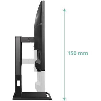 Aoc LCD monitors Q27P4U 68.6 cm 2560 x 1440 120 Hz IPS, USB centrmezgls 3.2 Gen 1, regulējams statīvs, VESA montāža (Q27P4U)
