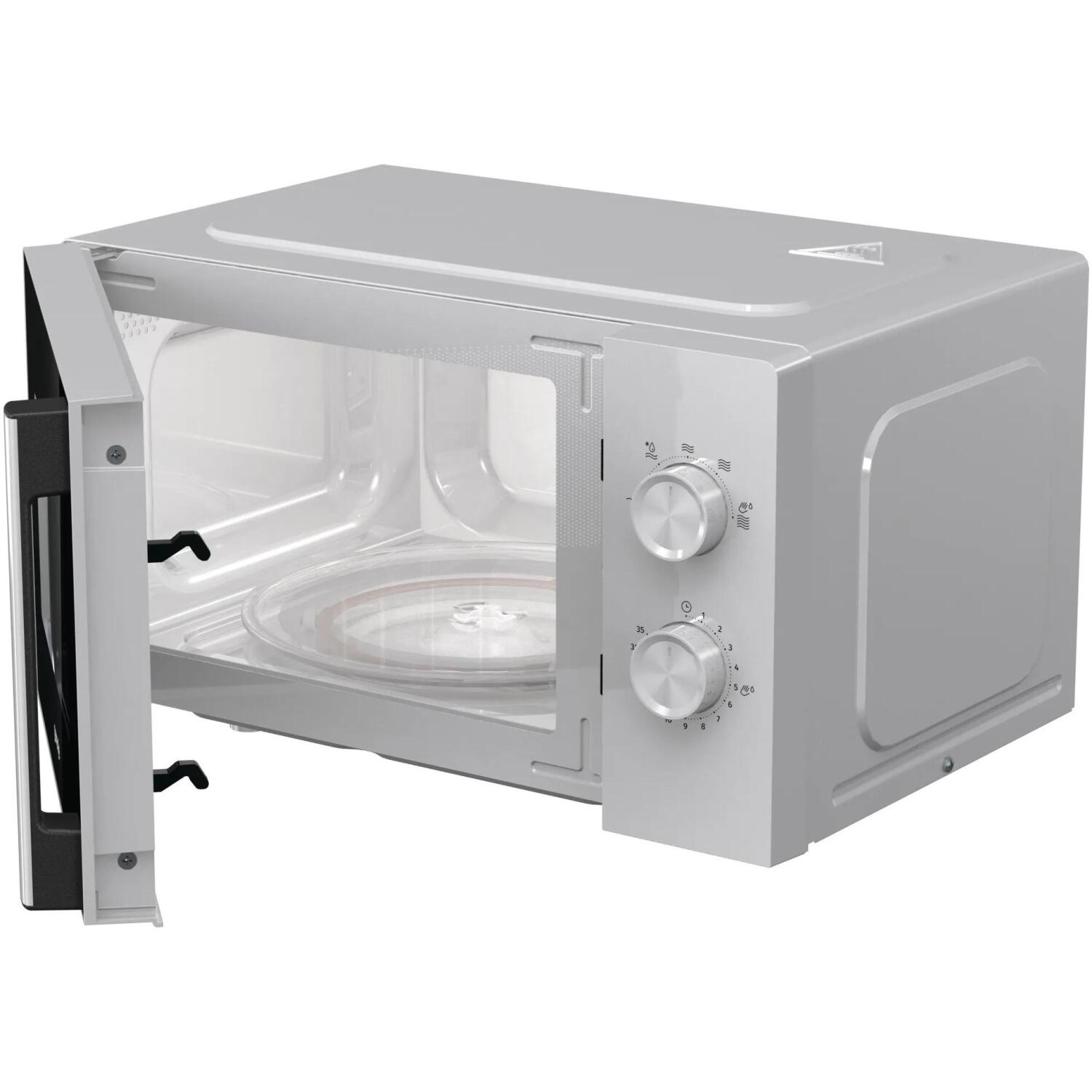 Gorenje Микроволновая печь MO20E1WH, 800 W, 20 L, белая, свободно стоящая, 5 уровней мощности, функция разморозки (MO20E1WH)