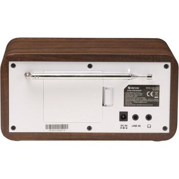 Denver DAB+ FM радио 111111000650, 1.05кг, LCD, 10 DAB станций, 10 FM станций, 1W RMS динамик, телескопическая антенна (111111000650)
