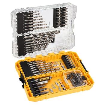 Uzgaļu un urbju komplekts 72gab. DT70761-QZ ZAAD22 DEWALT (DT70761-QZ)