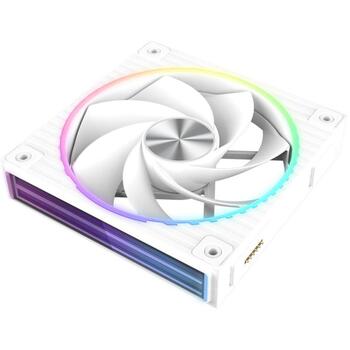 Zalman ventilators ZM-DF120R WHITE, 120mm, 2300RPM, 67.17CFM, 1.87mmH2O, 35.1dBA, ARGB, PWM, 2 lodīšu gultnis, apgrieztā lāpstiņa (ZM-DF120R WHITE)