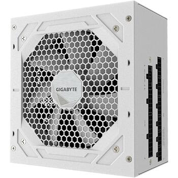 Gigabyte Datora barošanas bloks UD850GM PG5 ICE, 850W, 100-240V, 50/60Hz, 80 PLUS Gold, pilnībā modulārs, aktīvā dzesēšana (GP-UD850GM PG5 ICE)