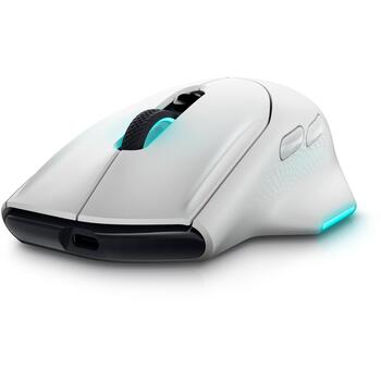 Dell Datorpele AW620M 545-BBFC, 26000 DPI, 1000 Hz, 7 pogas, 2,4 GHz bezvadu, RGB apgaismojums (545-BBFC)