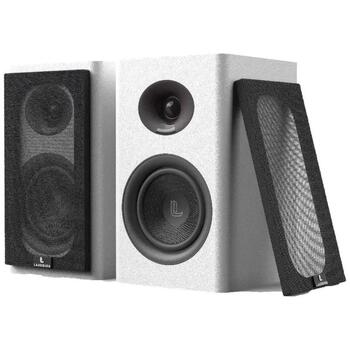 Laudberg XS1W полочные колонки, 80 Вт, 4 дюйма низкочастотные, 1 дюйм высокочастотные, Bluetooth 5.3, 255 x 175 x 150 мм (Laudberg XS1W)