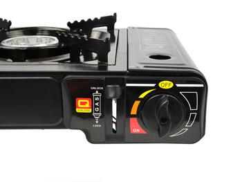 Portatīvā kempinga gāzes plīts, butāns, 2,5 kW G80521 GEKO (G80521)