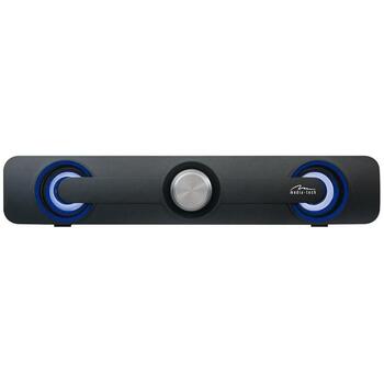 Media-Tech MT3173 Soundbar, 5 Вт RMS, 300 Вт PMPO, 180Гц-20кГц, USB, AUX, LED, черный (MT3173)