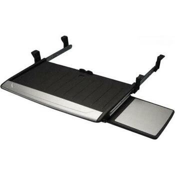 Fellowes tastatūras atvilktne 8031201, 576mm, 354mm, 48mm, melna, plastmasa, ar peles paliktni, ergonomiska (8031201)
