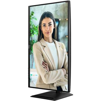 Aoc LCD monitors Q27P4U 68.6 cm 2560 x 1440 120 Hz IPS, USB centrmezgls 3.2 Gen 1, regulējams statīvs, VESA montāža (Q27P4U)