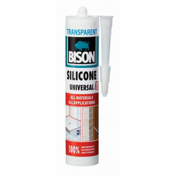 Silikons Universāls Silicon Universal caurspīdīgs 280ml 1591310 BISON (1591310)