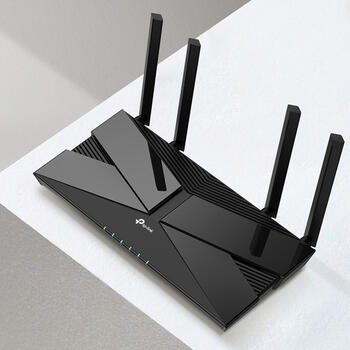 TP-Link Archer AX1800 беспроводной маршрутизатор Wi-Fi 6 до 1800 Mbps Mesh 4× антенны 1× WAN 4× LAN Gigabit Чёрный (ARCHERAX1800)