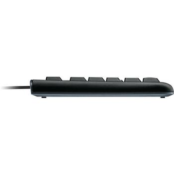 Logitech Клавиатура MK120 920-002561 USB, 1.5 м кабель, QWERTY, черный, полноразмерная, водоотталкивающая, мышь в комплекте (920-002561)