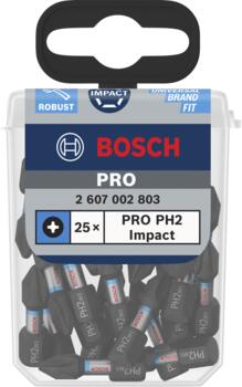 Tiecienskrūvgriežiem, akumulatoru skrūvgriežiem PRO IMPACT PH SKRŪVGRIEŽA UZGALIS, 2607002803 BOSCH (2607002803)