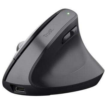 Trust Bayo+ 25146, 2400 DPI, 6 кнопок, эргономичная, беспроводная, USB микро приемник, перезаряжаемая батарея (25146)