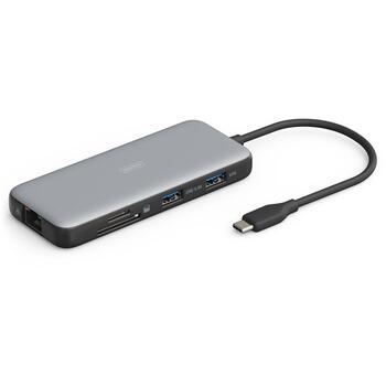 Digitus DA-70915 USB-C док-станция, 8 портов, 2x HDMI, 1x RJ-45, Gigabit Ethernet (DA-70915)