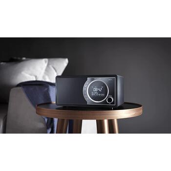 Sharp DAB радио DR-450(BK), 3W, Bluetooth, FM/DAB/DAB+, черный, функция будильника (DR-450(BK))