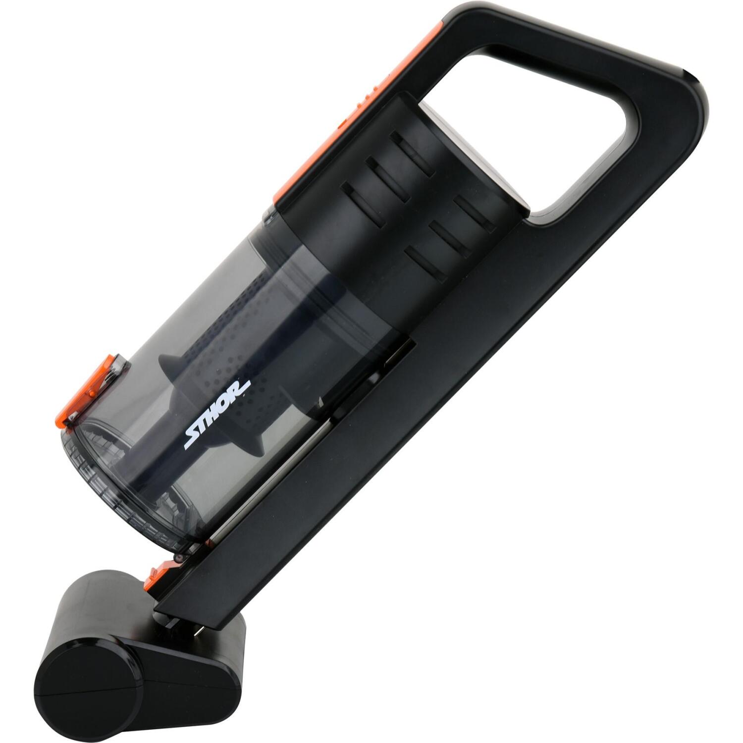 Sthor akumulatora putekļu sūcējs 82970, 100W, 5,5kPa, 2600mAh, 15-18min, HEPA filtrs, turbo suka, mitrā un sausā tīrīšana (82970)