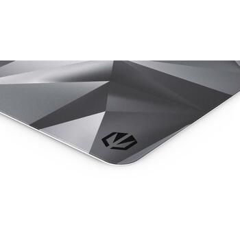 Endorfy peles paliktnis Crystal Black L EY6B007, 450mm, 400mm, melns/balts, raksts, mitrumizturīgs, neizslīdoša pamatne (EY6B007)