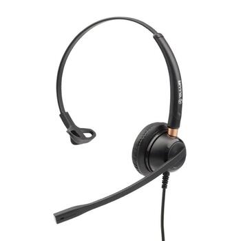 Tellur Austiņas TLL411003, 2.2m, 150Ω, 150-10000Hz, 123dB, QD savienojums, aktīvā trokšņu slāpēšana, melna (TLL411003)