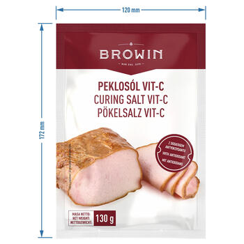 Browin Curing salt Vit-C 410019, 130g, универсальная для мяса, с землёй (410019)