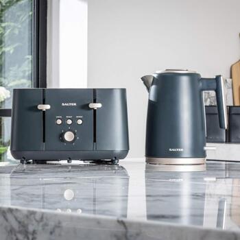 Salter Uzglabāšanas komplekts BW126131EU7, 14,2l, zila, oglekļa tērauds, 4 daļu komplekts, viegli tīrāms (BW126131EU7)