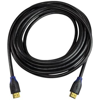 Logilink кабель HDMI CH0067, 15 м, HDMI Type A мужской на HDMI Type A мужской, 4K, Ethernet, позолоченные контакты, черный (CH0067)