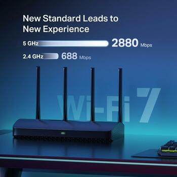 Беспроводной маршрутизатор Mercusys MR27BE, 3600 Мбит/с, 2.5 Гбит/с WAN, 2.5 Гбит/с LAN, 4x внешние антенны, EasyMesh, WPA3 (MR27BE)