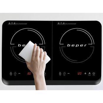 Beper Индукционная плита BF.720, 3500 W, Закаленное стекло, 59 x 38 x 6,5 см (BF.720)