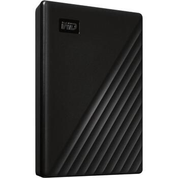 WD My Passport внешний жесткий диск, WDBYVG0020BBK-WESN, 2ТБ, 5000Мбит/с, USB 3.2 Gen 1, 256-бит AES, черный (WDBYVG0020BBK-WESN)