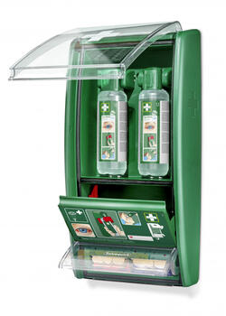 Cederroth Acu skalošanas līdzekļu stends 721500, 2x500ml, 85 plāksteri, 29x56x12cm (721500)