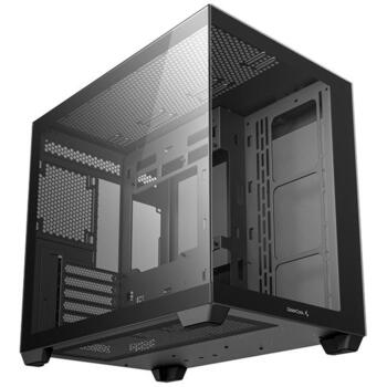 Deepcool CG530 Korpuss R-CG530-BKNDA0-G-1, 2xUSB 3.0, 1xUSB 2.0, 1xKombinētā pieslēgvieta, 7 paplašināšanas sloti (R-CG530-BKNDA0-G-1)