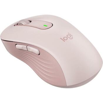 Logitech Bezvadu pele M650 910-006254, 2000dpi, 4 pogas, optiskais sensors, bezvadu savienojums, rozā krās. (910-006254)