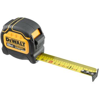 Dewalt Рулетка DWHT36928-0 8 м, 32 мм, Желтый, Двусторонняя печать, Прочный, Съемный магнитный крючок (DWHT36928-0)