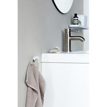 Brabantia MindSet крючок для полотенец 303425, 2 шт., алюминий, 30г, 2кг, скрытые крепления, для влажных помещений (303425)