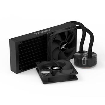 Zalman Ūdens dzesētājs Reserator5 Z24 Black ZE1225ASHx2, 0,7-0,85 l/min, 12 V, 0,35 A, 4,2 W, 37 dB, PWM vadība (Reserator5 Z24 Black)