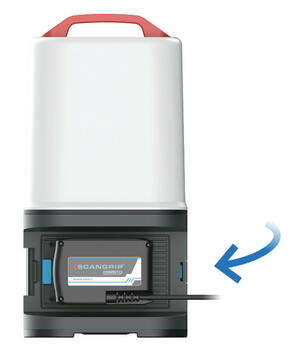 Akumulatora darba lampa AREA 10 CONNECT, 10000 lm, 03.6103C, karkass C CAS, Scangrip (03.6103C)