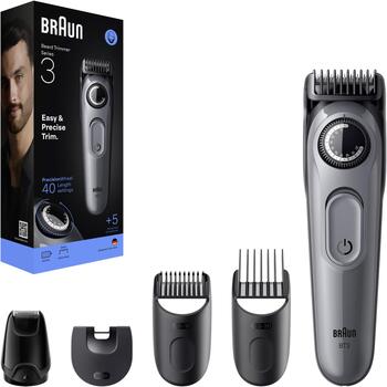 Braun Bārdas Trimmeris Series 3 BT3560, bezvadu, 40 garuma pakāpieni, 0.5-20 mm, 50 min, NiMH akumulators (BT3560)