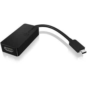 Raidsonic ICY BOX адаптер USB Type-C на HDMI IB-AC534-C, 1x USB Type-C, 1x HDMI, 4096 x 2160, черный (IB-AC534-C)