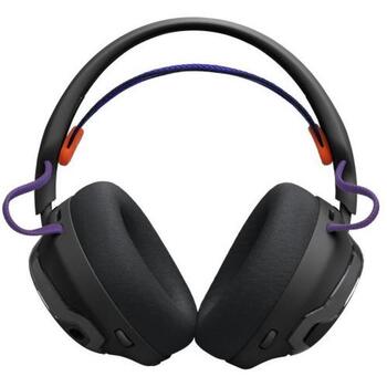 JBL Quantum 650 Wireless Black JBLQTUM650BLK, беспроводная игровая гарнитура, 32 Ом, 20-20000 Гц, Bluetooth 5.3, 60ч, 39ч, USB-C (JBLQTUM650BLK)