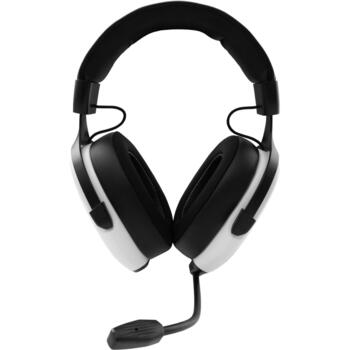 White Shark Наушники FOX-W, 280г, Белый, 1.8м, 32Ω, 20Hz-20KHz, 106dB±3dB, накладные, оголовье, проводные, встроенный микрофон (FOX-W)
