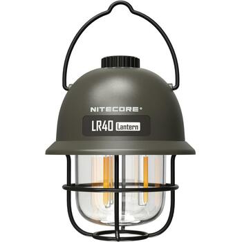 Nitecore Lukturis LR40, 100 lm, 4000 mAh, 65 h maksimālais darbības laiks, USB-C uzlāde, 3 gaismas avoti (LR40)