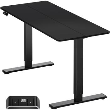 Onkron Компьютерный стол WDT221E-B, 1400 x 600 x 18 мм, 60 кг, 710 - 1180 мм, 25 мм/с, 52.2 Вт, 50 дБ, 100-240 В (WDT221E-B)