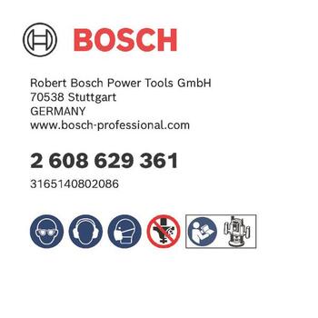 Rokas frēzēm, malu frēzēm GROPJU FRĒZE EXPERT FOR WOOD BOSCH 2608629361 (2608629361)