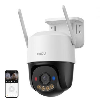 IMOU Cruiser SC 4G IPC-K7FP-5H0TE-EU уличная поворотная 4G/LTE Wi-Fi IP-камера 5 МП (2880×1620) пан/наклон 0-355°/0-90° Full-Color ночное видение до 30 м PIR-детекция людей активное предупреждение красно-синий сигнал двухсторонний аудио встроенная сирена 