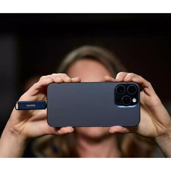 Sandisk USB флеш-накопитель SDIXD0N-064G-GN6NN 64GB, USB Type-C / Lightning, 90 МБ/с скорость чтения, 10 МБ/с скорость записи (SDIXD0N-064G-GN6NN)