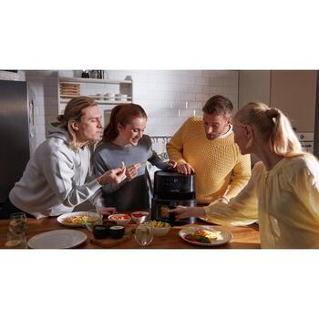 Lovio Gaisa fritieris LVAF002BK, 1500W, 6l, 8 programmas, WiFi, Tuya lietotne, karstumizturīgs rokturis (LVAF002BK)