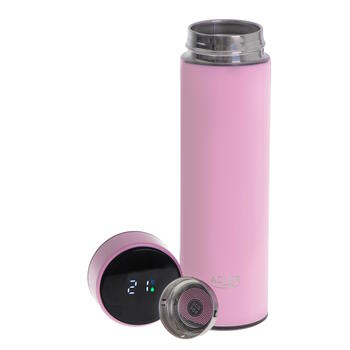 Термобутылка из нержавеющей стали AD 4506P 500 ml двойная стенка с изоляцией Розовая Adler (AD 4506 pink)