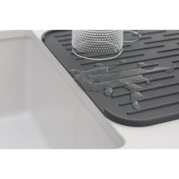 Brabantia SinkSide коврик для сушки посуды 117442, силикон, 32,5x43,8см, складной, можно мыть в посудомоечной машине (117442)